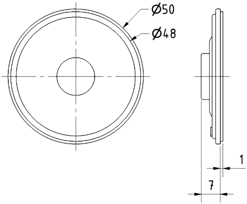 מיני רמקול VISATON K 50 FL